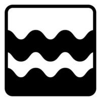 Wave icon illustration for web, app, infographic, etc vector