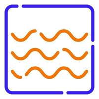 Wave icon illustration for web, app, infographic, etc vector