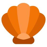 Seashell icon illustration for web, app, infographic, etc vector