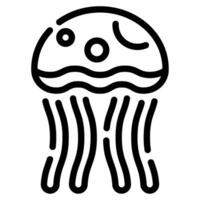 Jellyfish icon illustration for web, app, infographic, etc vector