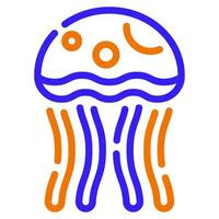 Jellyfish icon illustration for web, app, infographic, etc vector