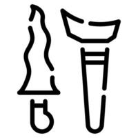 Keris icon illustration for web, app, infographic, etc vector