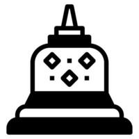 Borobudur icon illustration for web, app, infographic, etc vector