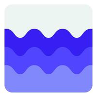 Wave icon illustration for web, app, infographic, etc vector