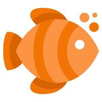 pescado icono ilustración para web, aplicación, infografía, etc vector