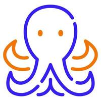 Octopus icon illustration for web, app, infographic, etc vector