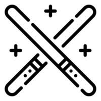 Glow Sticks icon illustration for web, app, infographic, etc vector