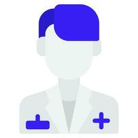 Doctor icon illustration for web, app, infographic, etc vector