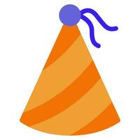 Party Hat icon illustration for web, app, infographic, etc vector