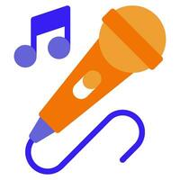 Karaoke icon illustration for web, app, infographic, etc vector