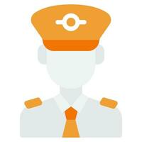 Pilot icon illustration for web, app, infographic, etc vector