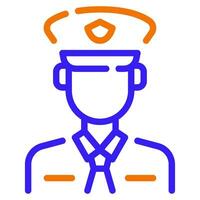 Police icon illustration for web, app, infographic, etc vector