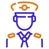 Pilot icon illustration for web, app, infographic, etc vector