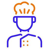 cocinero icono ilustración para web, aplicación, infografía, etc vector