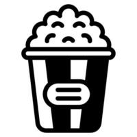 Party Popcorn icon illustration for web, app, infographic, etc vector