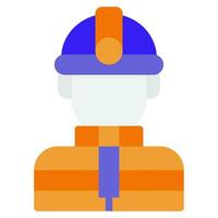 Firefighter icon illustration for web, app, infographic, etc vector