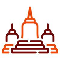 Temple icon illustration for web, app, infographic, etc vector