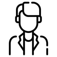 Scientist icon illustration for web, app, infographic, etc vector