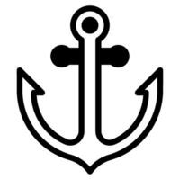 Anchor icon illustration for web, app, infographic, etc vector