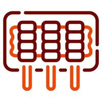 Sate icon illustration for web, app, infographic, etc vector