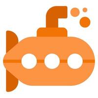 Submarine icon illustration for web, app, infographic, etc vector