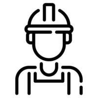 Carpenter icon illustration for web, app, infographic, etc vector