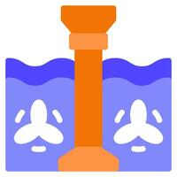 Tidal Pool icon illustration for web, app, infographic, etc vector