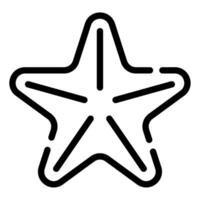 estrella de mar icono ilustración para web, aplicación, infografía, etc vector