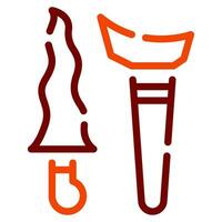 keris icono ilustración para web, aplicación, infografía, etc vector