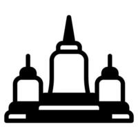 templo icono ilustración para web, aplicación, infografía, etc vector