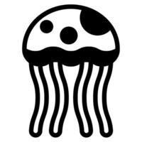 Jellyfish icon illustration for web, app, infographic, etc vector