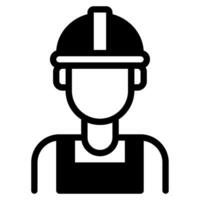 Carpenter icon illustration for web, app, infographic, etc vector