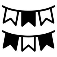 Garland icon illustration for web, app, infographic, etc vector