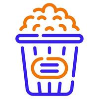 Party Popcorn icon illustration for web, app, infographic, etc vector