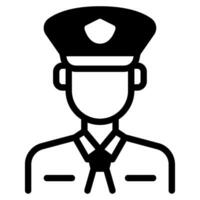 Police icon illustration for web, app, infographic, etc vector