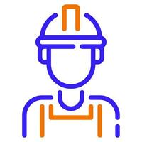 Carpenter icon illustration for web, app, infographic, etc vector