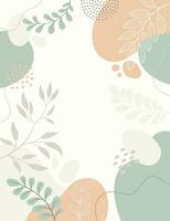 background with beautiful.background for design. Colorful background with tropical plants vector
