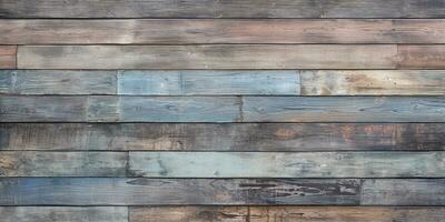 AI generated background with old wooden slats. old paint on wood, abstract retro background, vintage photo