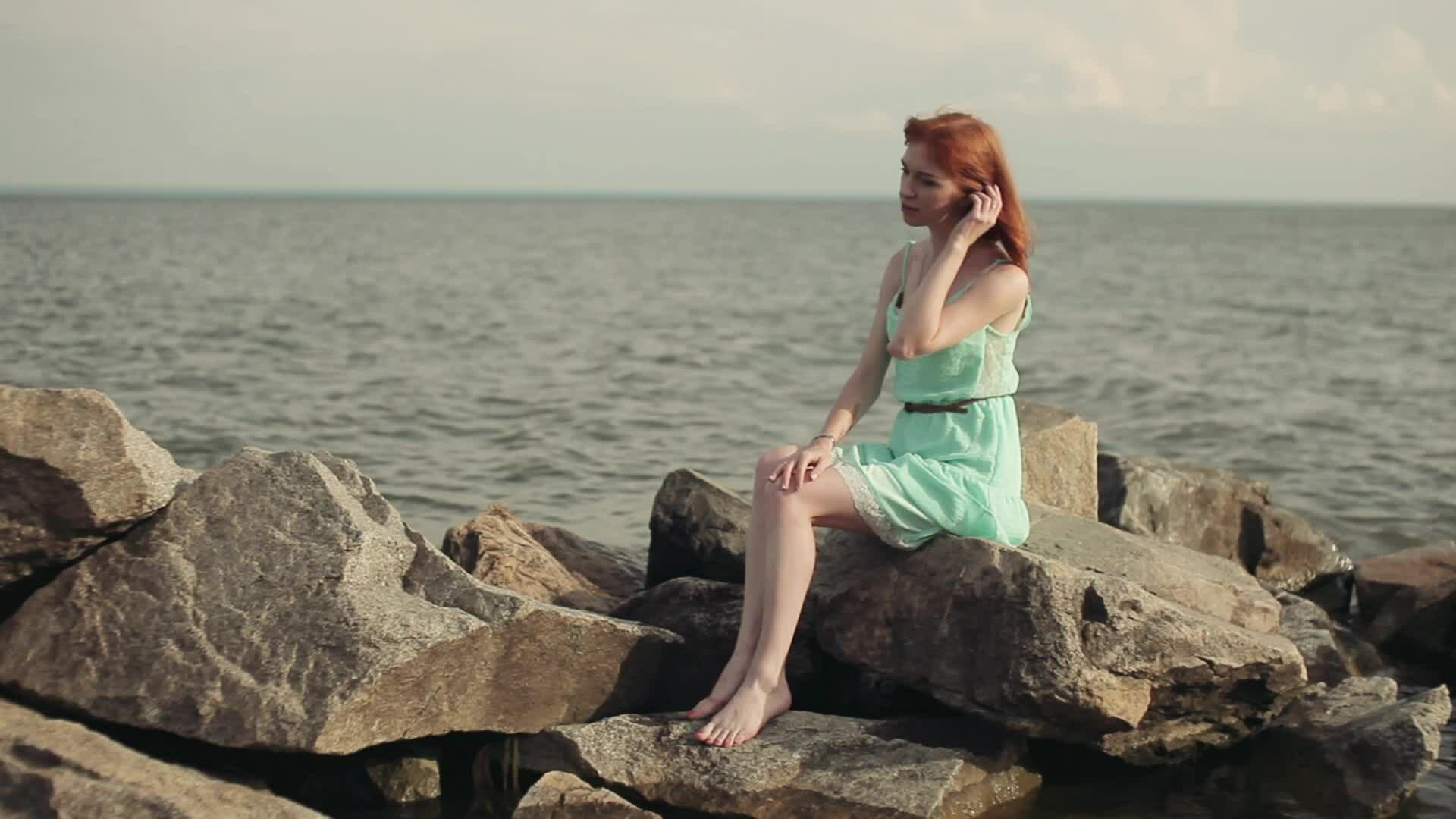 Redhead Girl Stock Video Footage for Free Download