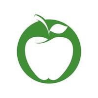 simple apple vector image