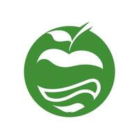 simple apple vector image