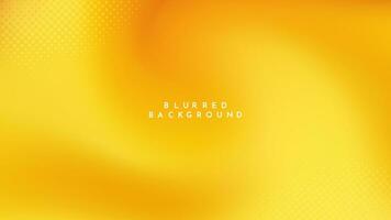 Gradient blurred background in shades of yellow and orange. Ideal for web banners, social media posts, or any design project that requires a calming backdrop vector