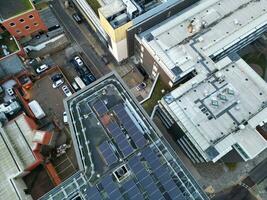 Beautiful High angle View of Central Luton City of England UK. December 1st, 2023 photo