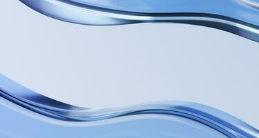 Luxury business background with blue waves. photo