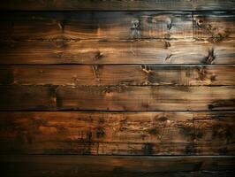 AI generated Wooden Board Background. Wood Texture and Surface Background. Generative AI photo
