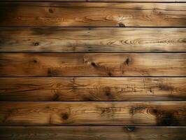 AI generated Wooden Board Background. Wood Texture and Surface Background. Generative AI photo