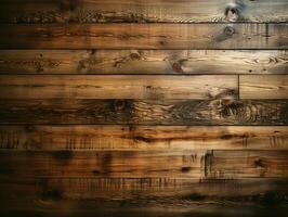 AI generated Wooden Board Background. Wood Texture and Surface Background. Generative AI photo
