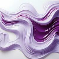 AI generated Abstract Purple Wavy Liquid Background. Generative Ai photo