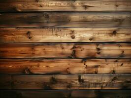 AI generated Wooden Board Background. Wood Texture and Surface Background. Generative AI photo