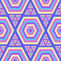 beautiful geometric seamless pattern. It is a vector image with geometric elements. It is an art design. used for clothing background wallpaper pattern wrapping Batik fabric illustration.